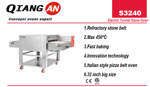 Forno per <span class=keywords><strong>Pizza</strong></span> Commerciale con Nastro Trasportatore in Pietra Refrattaria, Stile Italiano, per Pizzerie - Product Image 5