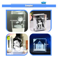 Mesin Ukir Laser Printer 3D Hadiah Pribadi Memulai Bisnis Kecil Mesin Ukiran Laser Kristal