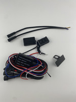Saklar Kontrol Jarak Jauh Nirkabel Klakson Lampu Flash Kabel 200W 300W 12V Mobil Lampu Sorot Tinggi dan Rendah Kabel Harness
