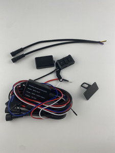 无线遥控开关喇叭闪光灯接线200W 300W 12V汽车远近光灯线束 - Product Image 5