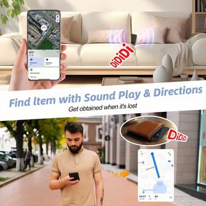 جهاز تتبع ذكي معتمد من MFi للبطاقات والمحافظ مع تحكم عبر التطبيق وتقنية GPS للهواتف التي تعمل بنظام iOS، مناسب للأطفال - Product Image 4
