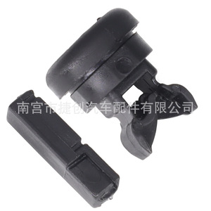 Hebillas de trinquete para la partición del maletero Jiechuang 79916JD00A para Nissan Qashqai X-Trail, plástico negro - Product Image 5