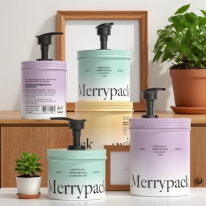 Merrynewon Aluminium Cosmetic Can with Sprayer Hand Cream Packaging Empty Round Cans - Product Image 4