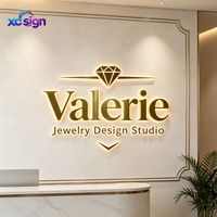 Enseigne 3D rétroéclairée personnalisée en acier inoxydable avec logo, LED, transformateur IP65, prise murale, télécommande, compatible Homekit