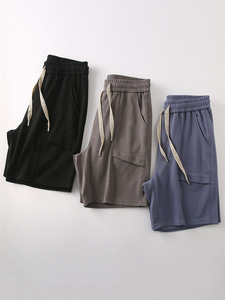 Pantalones Cortos Deportivos Personalizados de Algodón con Cordón, Pantalones Cortos Cargo para Hombre - Product Image 5