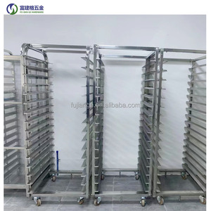 베이커리 랙 201 304 스테인레스 스틸 알루미늄 합금 금속 베이킹 트레이 랙 트롤리 - Product Image 2