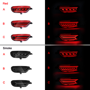 Fumo rosso luce posteriore paraurti auto per Mazda CX-5 <span class=keywords><strong>CX5</strong></span> 2018 2019 2020 BrakeTurn luce LED riflettore di coda - Product Image 5