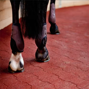 بلاط أرضيات مطاطي عالي الجودة ومتين على شكل عظمة حصان أو كلب - Product Image 2