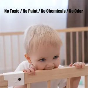 <span class=keywords><strong>Grand</strong></span> <span class=keywords><strong>parc</strong></span> pour bébé multifonctionnel de luxe intérieur extérieur en bois pur poli de haute qualité - Product Image 2