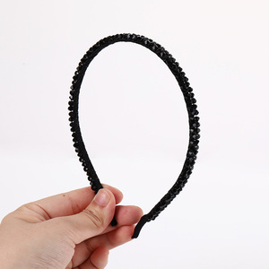 Accessoire de tête de style coréen - Bandeau pour cheveux en cristal double goutte d'eau super brillant, fait main et à la mode, pour filles - Lianzhou - Product Image 5