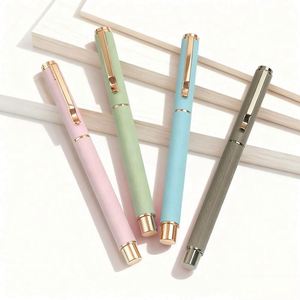 Macaron-<b>colored</b> Luxury Metal Signature <b>Pens</b> Gel <b>Pens</b> Wholesale Ball <b>Pens</b> with Custom logo for Corporate Events and As Gifts - Product Image 1