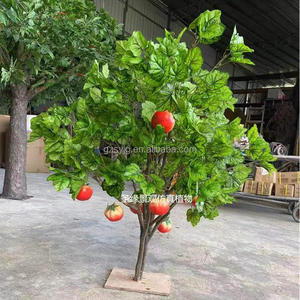 ต้นส้มเทียมต้นผลไม้ปลอมมะเขือเทศอาร์บูตัสส้มโอผลไม้ดอกไม้ในร่มตกแต่งห้างสรรพสินค้าซูเปอร์มาร์เก็ตต้นไม้ภูมิทัศน์ - Product Image 5