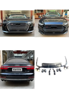 Diffuseur arrière performance modèle <span class=keywords><strong>S8</strong></span> pour Audi <span class=keywords><strong>A8</strong></span> D5 à <span class=keywords><strong>S8</strong></span> diffuseur arrière look - Product Image 6