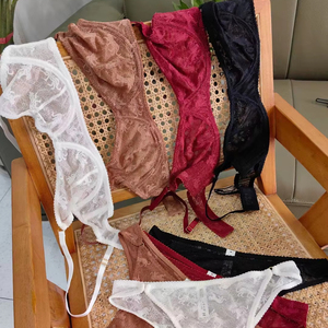 Conjunto de Lencería de Lujo de Alta Calidad Ultrafino para Tallas Grandes, Conjunto de Ropa Interior de 2 Piezas para Mujeres Maduras - Product Image 6