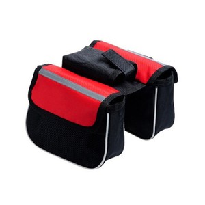 Bolsa para cuadro de bicicleta, bolsa para tubo superior de carcasa blanda, impermeable, para equipo de ciclismo, negro, rojo, azul - Product Image 3
