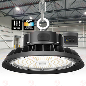Puissance réglable CCT 150LM/W UFO pour LED High Bay Light 100W-240W Corps en aluminium pour utilisation en usine et en entrepôt - Product Image 5
