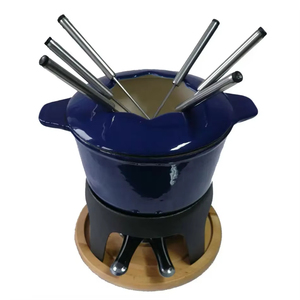 Mini service à <span class=keywords><strong>fondue</strong></span> de Noël en fonte antiadhésive <span class=keywords><strong>Fondue</strong></span> au <span class=keywords><strong>fromage</strong></span> et au chocolat - Product Image 2