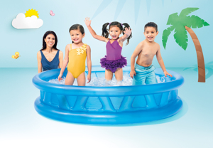 Intex 58431 treo tường PVC Inflatable đĩa bay Hồ bơi cho trẻ em-sinh thái thân thiện dày thiết kế - Product Image 5