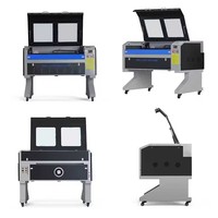 Machine à découpe laser CNC de bureau à haute vitesse, design unique, Aeon Laser Mira 4060 6090, puissance 60W 80W 100W
