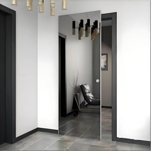 <span class=keywords><strong>Porta</strong></span> <span class=keywords><strong>Scorrevole</strong></span> Minimalista in Vetro Temperato a <span class=keywords><strong>Specchio</strong></span> per Divisorio Bagno Personalizzabile - Product Image 6