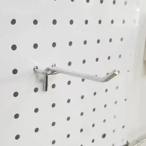 Chất Lượng Cao Rắn Chrome Kim Loại Hình Trái Tim <span class=keywords><strong>Pegboard</strong></span> Móc - Product Image 5