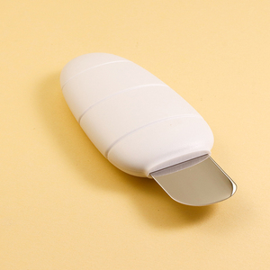 हैंडहेल्ड ब्लैकहेड रिमूवर ब्यूटी एप्लीकेटर स्टिक चेहरे की त्वचा को सिलिकॉन चेहरे के स्पैटुला काले रंग के साथ - Product Image 2