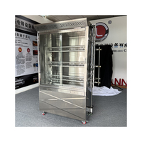 Rôtissoire rotative à gaz à prix d'usine Bbq Poulet Viande Rôtissoire Grill Machine Poulet grillé Four Intérieur Rôtissoire sans fumée