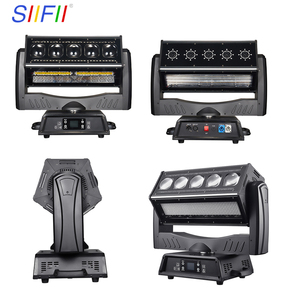 Faro da palco a rotazione infinita 5-in-1 da 1000W: Fascio, Luce di riempimento, Strobo, Retro, Laser e Effetto Chase in uno, 540 °   Rotazione, DMX512 RDM - Product Image 6