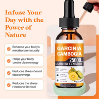 Extrait liquide de graines de Garcinia Cambogia en gros – Complément amincissant pour ventre plat, brûle-graisse, gouttes organiques de Garcinia Cambogia