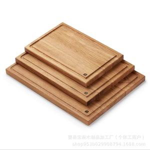 Planche à découper en bois d'acacia Edeldings 81x8x2 cm, rectangulaire, pour la cuisine, planche à découper en bois massif, utilisation sur comptoir - Product Image 4