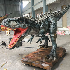 Modelo Animatrónico de <span class=keywords><strong>Indominus</strong></span> <span class=keywords><strong>Rex</strong></span> para <span class=keywords><strong>Jurassic</strong></span> Roars Park, Robot Dinosaurio de Tamaño Natural para Exhibición en Exteriores - Product Image 6