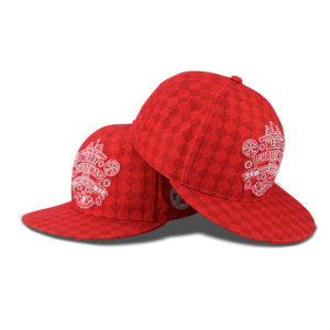 Gorra Deportiva TCAP Personalizada de 6 Paneles, con Patrón de Sublimación en Poliéster, Bordado Plano, Ajustada, Navideña - Product Image 5