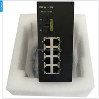 Commutateur Ethernet gigabit fibre optique industriel, 10 ports, Rail Din, haute qualité