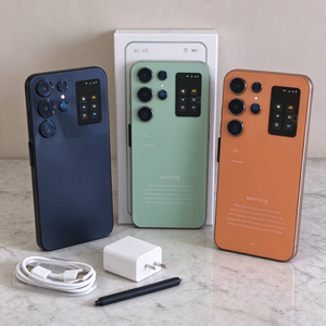 โทรศัพท์มือถือ 2026 Factory S25 Ultra ปลดล็อค หน้าจอโค้ง HD ขนาด 7.3 นิ้ว แรม 16GB รอม 1TB กล้อง AI 108MP 65W - Product Image 1