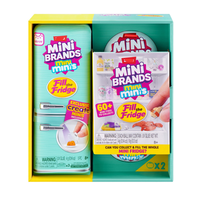 Lot de Mini-Réfrigérateurs ZU RU Originaux en Forme de Boule pour Remplir le Réfrigérateur, Boîte Mystère, Jouets Décoratifs pour Enfants, Cadeaux