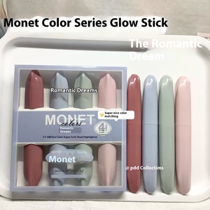 Nouveau 4Pcs Creative Mignon Monet Couleurs <span class=keywords><strong>Surligneur</strong></span> Marqueur Stylos Bureau Fournitures Scolaires <span class=keywords><strong>Kawaii</strong></span> <span class=keywords><strong>Dessin</strong></span> Main Compte Graffiti Stylos - Product Image 6