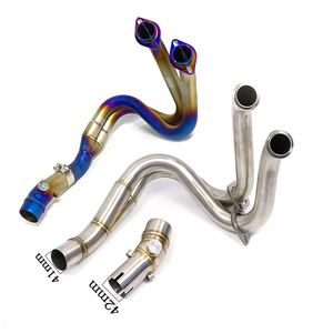 Escape para Kawasaki <span class=keywords><strong>ER6N</strong></span>, Tubo de Cabezal, Tubo Medio, Enlace de 51 mm, Silenciador, ER6F Versys650 Ninja650 <span class=keywords><strong>Z650</strong></span>, Tubo de Bajada - Product Image 1