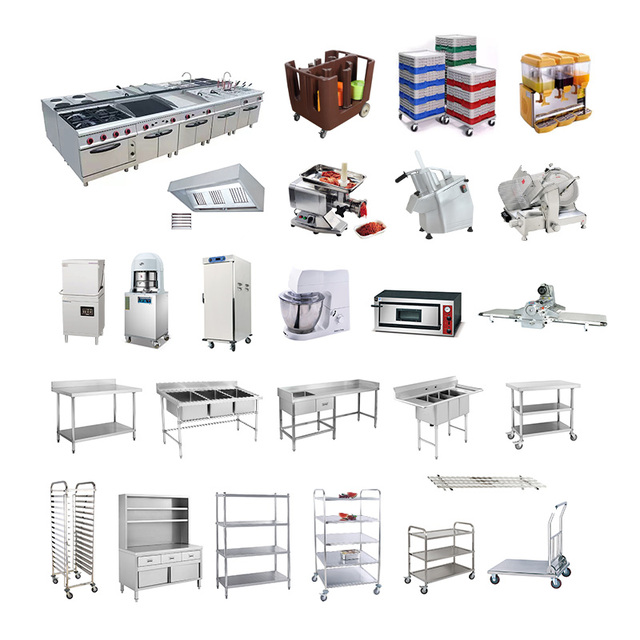 Professional Restaurant Industrial Kitchen Equipment  Restaurant Cooking Equipment Full Set Supply