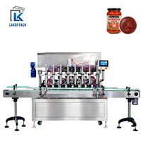 Machine de remplissage automatique de bouteilles de ketchup et de sauce tomate haute précision multi-tensions 0,5L 1L