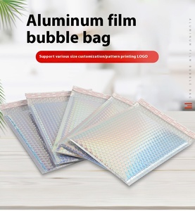 Đầy Màu sắc Nude hồng Poly Túi bong bóng không thấm nước co-ép đùn phim bong bóng phong bì cho nhanh quần áo bao bì bền thanh lịch - Product Image 2