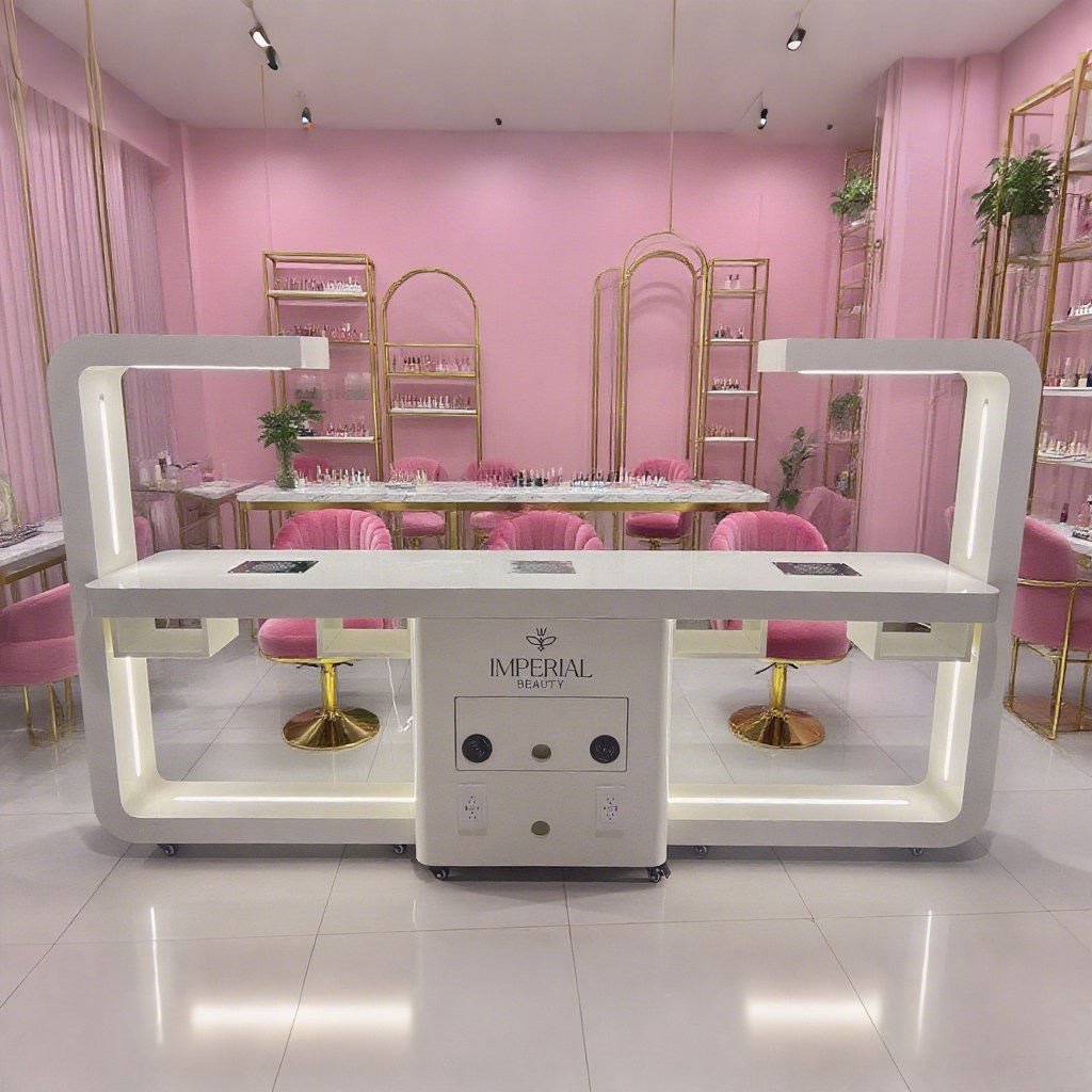 double manicure table