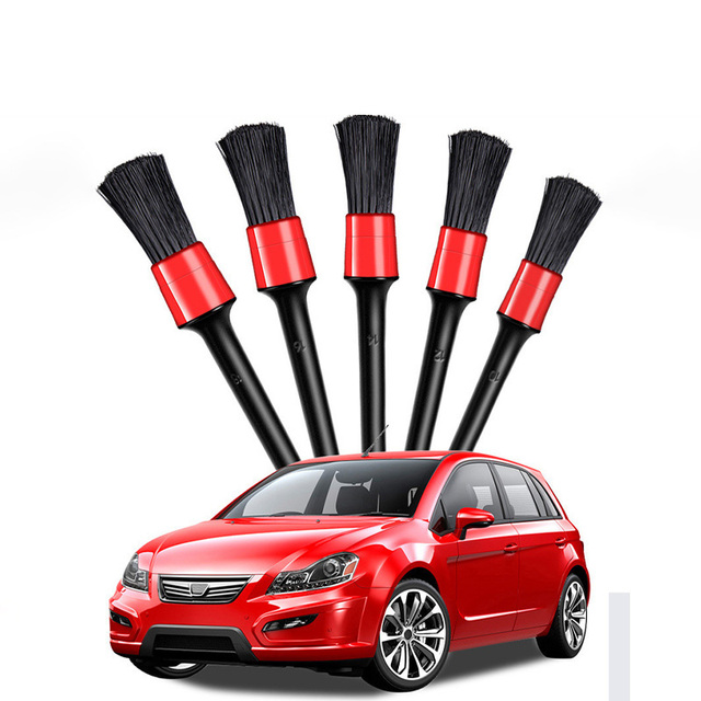 Factory Price 5pcs Multifunctional Car Detailing Washing Cleaning Soft Brush Set