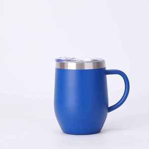 12oz Stainless Steel Vacuum Insulated Portable Mini Handle Tumbler with Leak-Proof Lid - Product Image 4