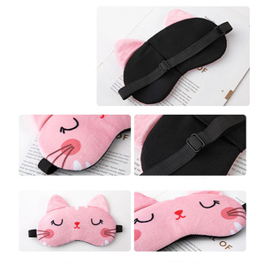 Antifaz Personalizado de Felpa con Diseño de Dibujos Animados para Bloquear la Luz, Apto para Compresas Frías y Calientes - Product Image 6