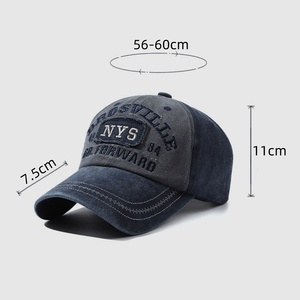 Cappellino da Baseball Regolabile in Cotone Lavato con Ricamo Alfabetico, Stile Casual alla Moda, per Uomo e Donna, Sconto Quantità - Product Image 6