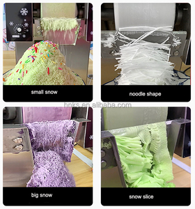 Petit fest koreanische bing <span class=keywords><strong>su</strong></span> tourner une machine à flocons de neige nouilles bingsu neige rasée fabricant de flocons de glace dessert faisant la machine - Product Image 5
