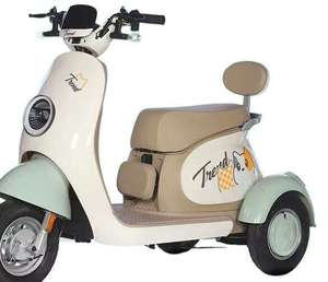 Tricycle électrique 48 V à carrosserie ouverte pour usage domestique, véhicule de loisirs pour femmes avec siège enfant - Product Image 4