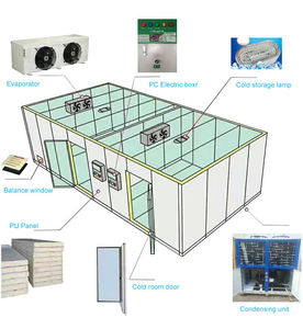 Chambre froide solaire de gros pour congélation de viande avec isolation en polyamide, moteur, pompe et roulement – Longue durée de vie, garantie 5 ans - Product Image 2