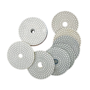 Discos de Pulido y Lijado de Diamante de 4 Pulgadas, Grano 50-3000, 10 Piezas, para Granito, Hormigón, Piedra y Mármol - Product Image 1
