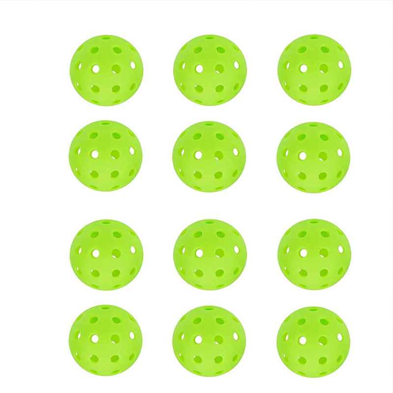Durable PE Pickleball Ball 40-Hole Outside Essential Equipment for Pickleball Enthusiasts